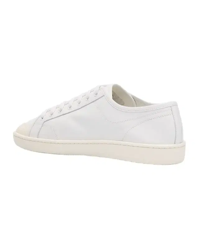 Saint Laurent Men's Gym Leather Low-Top Sneakers