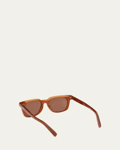 Zegna Men's Square Acetate Sunglasses | Thumbnail 2 Zegna Men's Square Acetate Sunglasses | Thumbnail 2