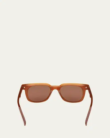 Zegna Men's Square Acetate Sunglasses | Thumbnail 5 Zegna Men's Square Acetate Sunglasses | Thumbnail 5