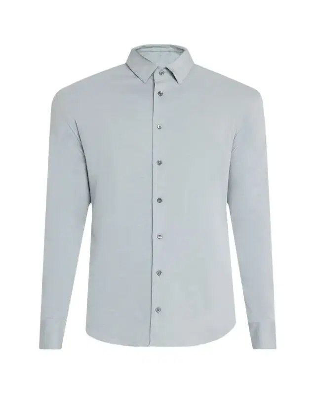 Giorgio Armani Men's Flex Tortona Cotton Jersey Sport Shirt