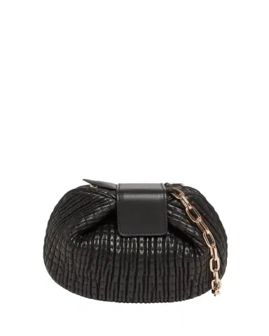 Gabriela Hearst Demi Ruched Leather Clutch Bag | Thumbnail 1 Gabriela Hearst Demi Ruched Leather Clutch Bag | Thumbnail 1