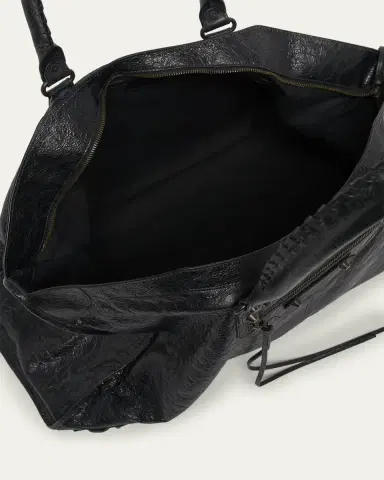 Balenciaga Men's Le City Leather Travel Duffel Bag | Thumbnail 4 Balenciaga Men's Le City Leather Travel Duffel Bag | Thumbnail 4