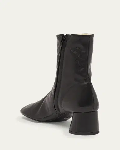 Proenza Schouler Glove Lambskin Block-Heel Ankle Booties | Thumbnail 2