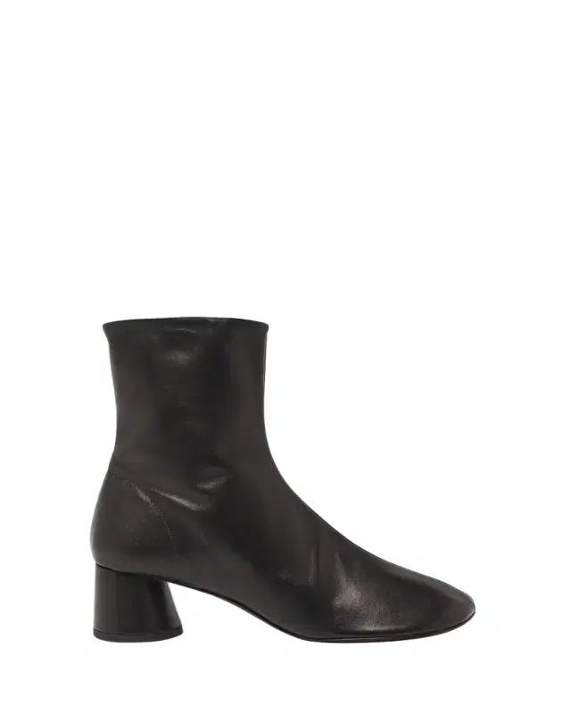 Glove Lambskin Block-Heel Ankle Booties