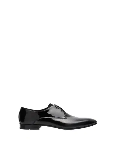 Bergdorf Goodman Men's Patent Leather Rubber-Sole Derby Shoes | Thumbnail 1 Bergdorf Goodman Men's Patent Leather Rubber-Sole Derby Shoes | Thumbnail 1