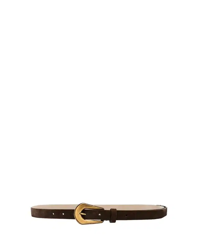 Brunello Cucinelli Western Braided Suede Belt