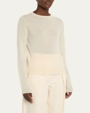 Rick Owens Biker Level Knit Wool Sweater | Thumbnail 4