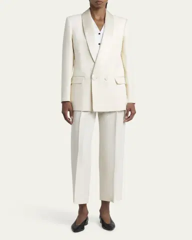 Loro Piana Doreen Double-Breasted Wool Jacket | Thumbnail 2 Loro Piana Doreen Double-Breasted Wool Jacket | Thumbnail 2