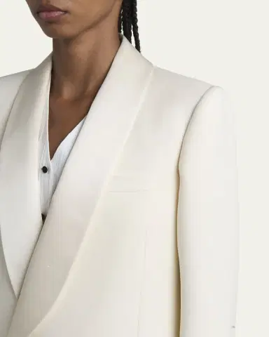 Loro Piana Doreen Double-Breasted Wool Jacket | Thumbnail 5 Loro Piana Doreen Double-Breasted Wool Jacket | Thumbnail 5