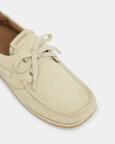 Jacquemus Moc-Toe Leather Boat Shoes | Thumbnail 4 Jacquemus Moc-Toe Leather Boat Shoes | Thumbnail 4