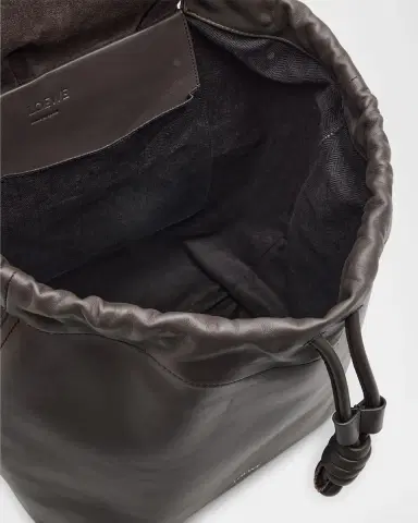 Loewe Men's Flamenco Suede Backpack | Thumbnail 15