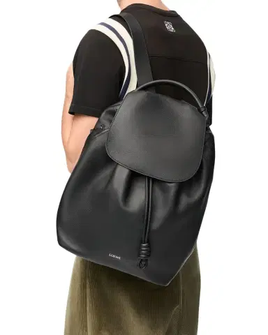 Loewe Men's Flamenco Suede Backpack | Thumbnail 1