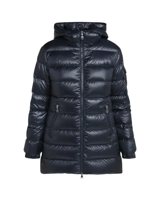 Glements Hooded Mid-Length Down Jacket