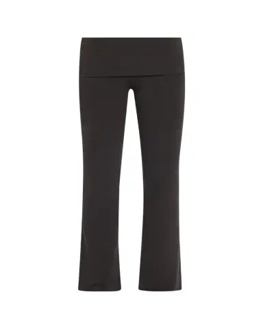 Skims Cotton Jersey Foldover Flare-Leg Pants | Thumbnail 1