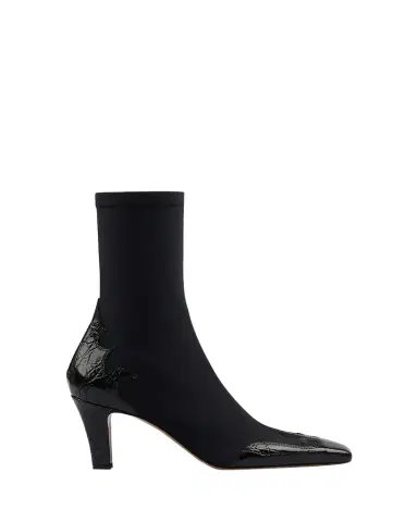 Paris Texas Belle Stretch Leather Western Booties | Thumbnail 1