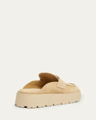 Prada Fussbett Suede Loafer Mules | Thumbnail 2