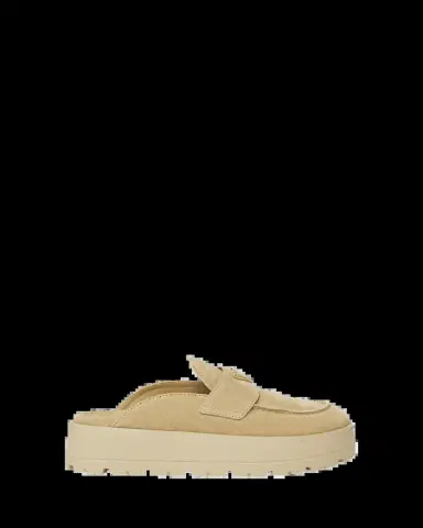 Prada Fussbett Suede Loafer Mules | Thumbnail 3