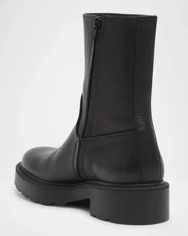 The Row Leather Short Moto Boots | Thumbnail 3