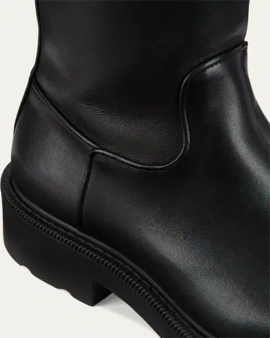 The Row Leather Short Moto Boots | Thumbnail 9