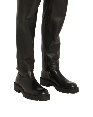 The Row Leather Short Moto Boots | Thumbnail 1