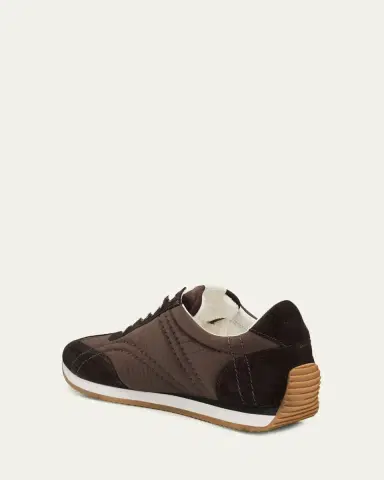 TOTEME Suede Retro Runner Sneakers | Thumbnail 4 TOTEME Suede Retro Runner Sneakers | Thumbnail 4