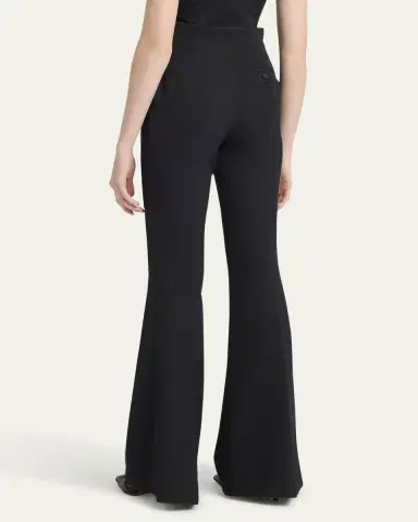 Alexander McQueen Foldover-Waist Flare Trousers | Thumbnail 3 Alexander McQueen Foldover-Waist Flare Trousers | Thumbnail 3