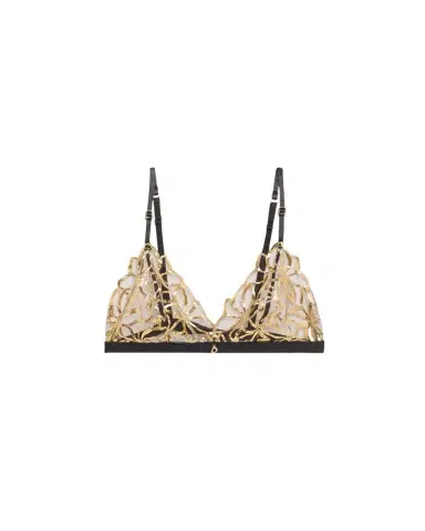 Lise Charmel Eclats D'Or Metallic Embroidered Bralette | Thumbnail 1 Lise Charmel Eclats D'Or Metallic Embroidered Bralette | Thumbnail 1