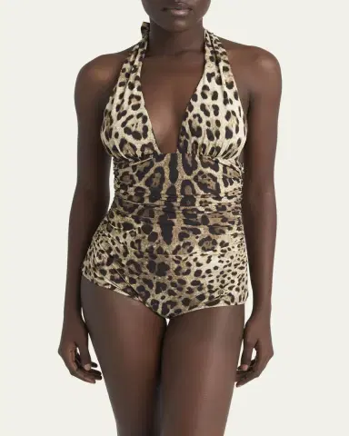 Dolce & Gabbana Stampa Leo One-Piece Swimsuit | Thumbnail 2