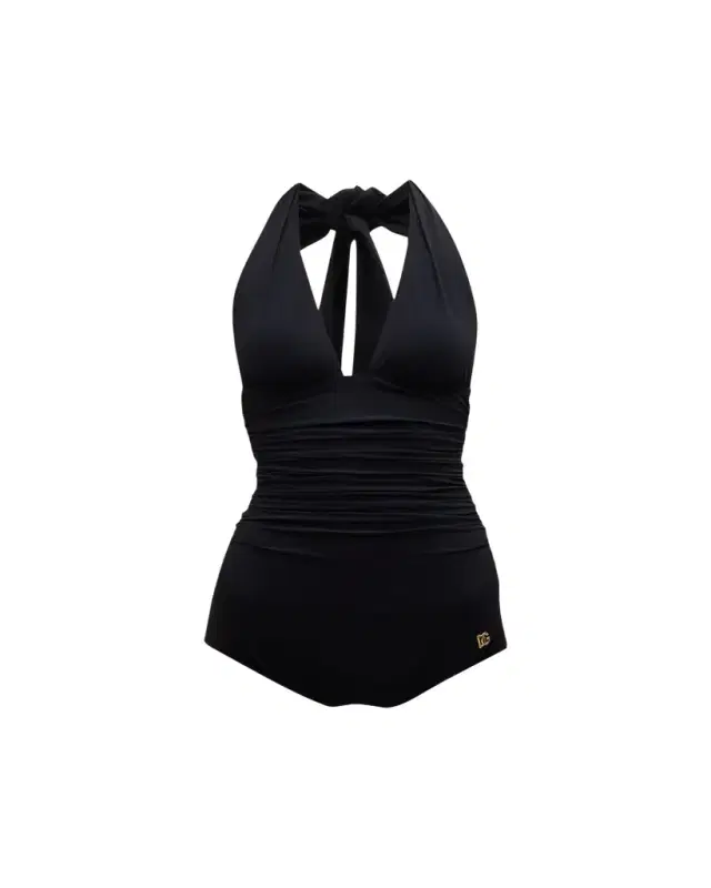 Dolce & Gabbana Halter One-Piece Swimsuit