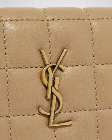 Saint Laurent YSL Monogram Flap Small Wallet in Quilted Smooth Leather | Thumbnail 3