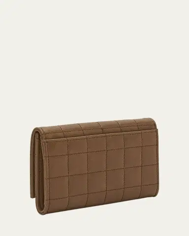 Saint Laurent YSL Monogram Flap Small Wallet in Quilted Smooth Leather | Thumbnail 7