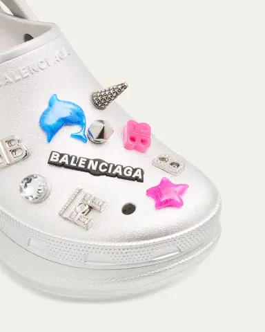 Balenciaga x Crocs Rubber Clog Platform Mules | Thumbnail 9
