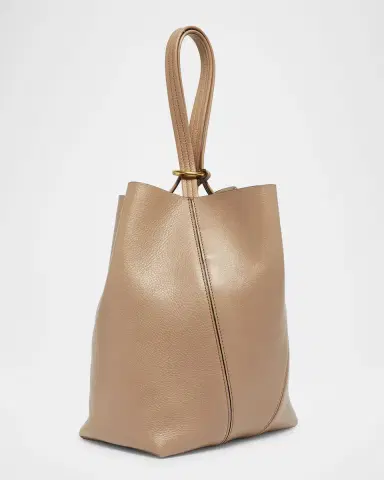 Chloé Spin Medium Tote Bag in Leather | Thumbnail 2 Chloé Spin Medium Tote Bag in Leather | Thumbnail 2