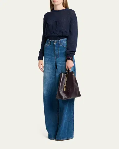 Chloé Spin Medium Tote Bag in Leather | Thumbnail 20 Chloé Spin Medium Tote Bag in Leather | Thumbnail 20