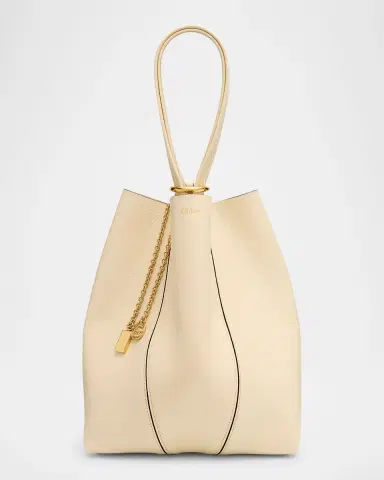 Chloé Spin Medium Tote Bag in Leather | Thumbnail 49 Chloé Spin Medium Tote Bag in Leather | Thumbnail 49