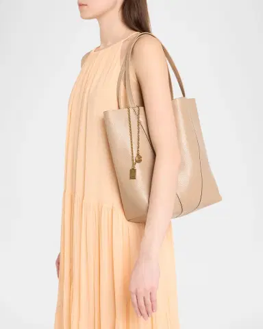 Chloé Spin Medium Tote Bag in Leather | Thumbnail 55 Chloé Spin Medium Tote Bag in Leather | Thumbnail 55