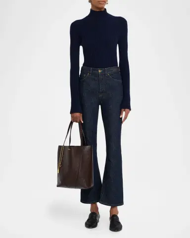 Chloé Spin Medium Tote Bag in Leather | Thumbnail 63 Chloé Spin Medium Tote Bag in Leather | Thumbnail 63