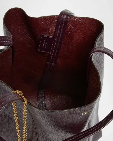 Chloé Spin Medium Tote Bag in Leather | Thumbnail 72 Chloé Spin Medium Tote Bag in Leather | Thumbnail 72