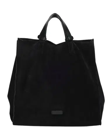 Giorgio Armani Men's Split Leather Tote Bag | Thumbnail 1 Giorgio Armani Men's Split Leather Tote Bag | Thumbnail 1
