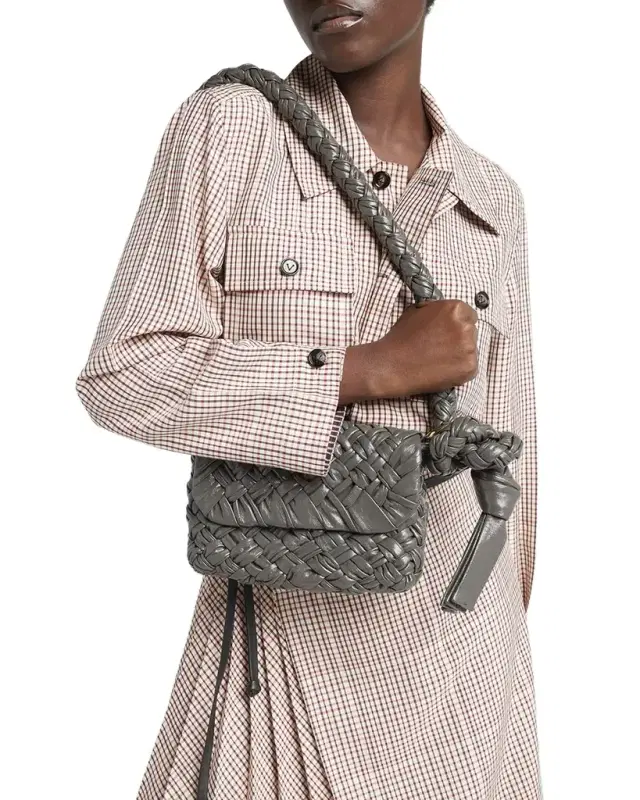 Bottega Veneta Small Kalimero Leather Shoulder Bag