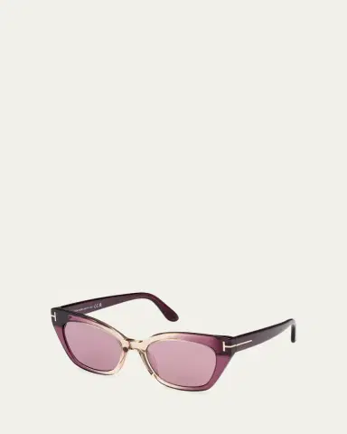 TOM FORD Juliette Acetate Cat-Eye Sunglasses | Thumbnail 11
