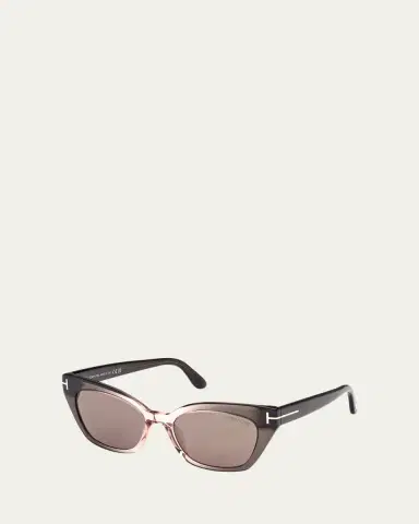 TOM FORD Juliette Acetate Cat-Eye Sunglasses | Thumbnail 4