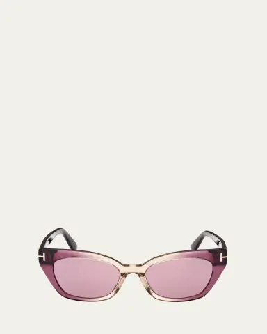 TOM FORD Juliette Acetate Cat-Eye Sunglasses | Thumbnail 10
