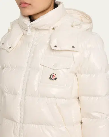 Moncler Andro Shiny Down Jacket with Removable Hood | Thumbnail 5