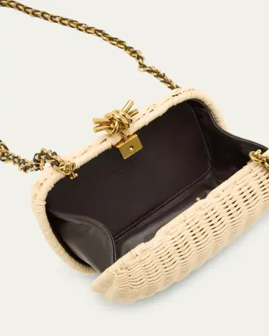 Bottega Veneta Knot Chain Rattan Crossbody Bag | Thumbnail 7 Bottega Veneta Knot Chain Rattan Crossbody Bag | Thumbnail 7