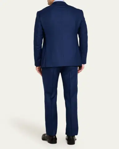 Giorgio Armani Men's Micro-Houndstooth 210G Suit | Thumbnail 3 Giorgio Armani Men's Micro-Houndstooth 210G Suit | Thumbnail 3