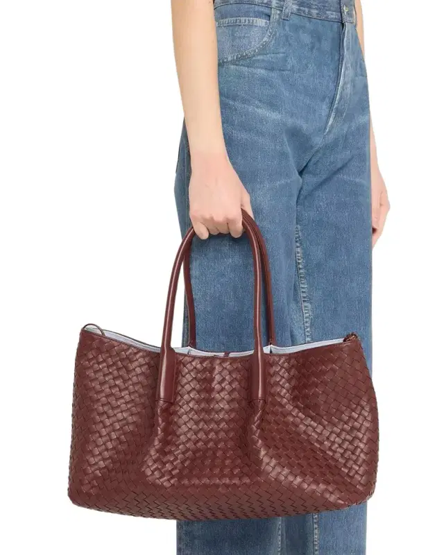 Bottega Veneta Large Pinacoteca Reversible Leather Tote Bag