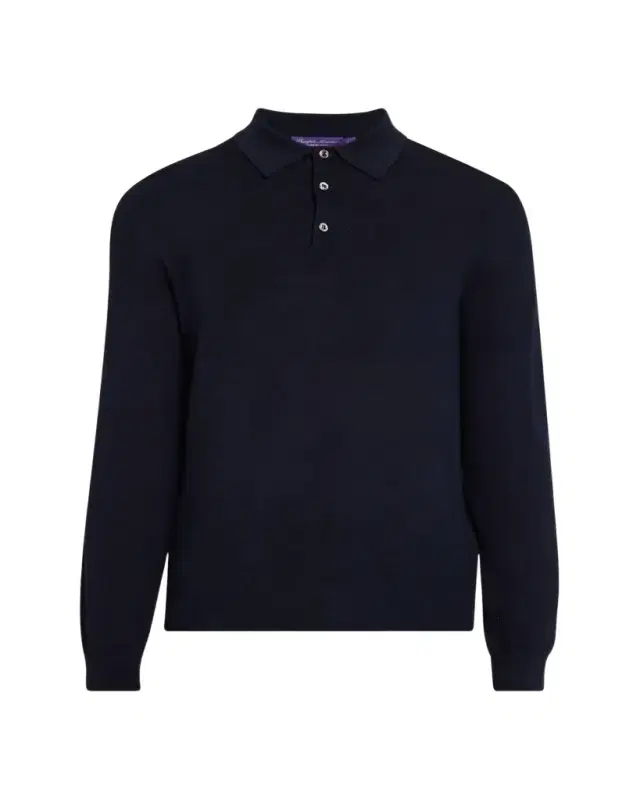 Men's Silk-Cotton Polo Shirt