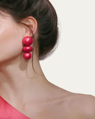 Saule Label Nola Coral Sunset Earrings | Thumbnail 2