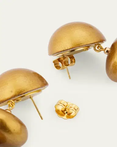 Saulé Nola Golden Saffron Earrings | Thumbnail 4